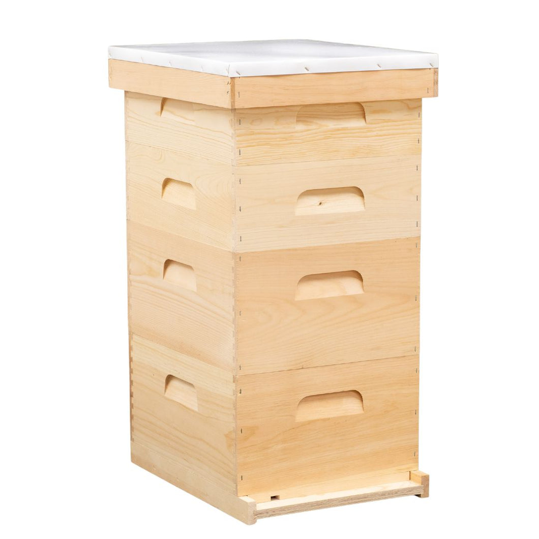 Pura™ 10-Frame Assembled Hive Kit | Double Deep & Double Medium